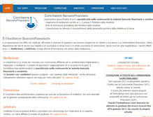 Tablet Screenshot of conciliatorebancario.it